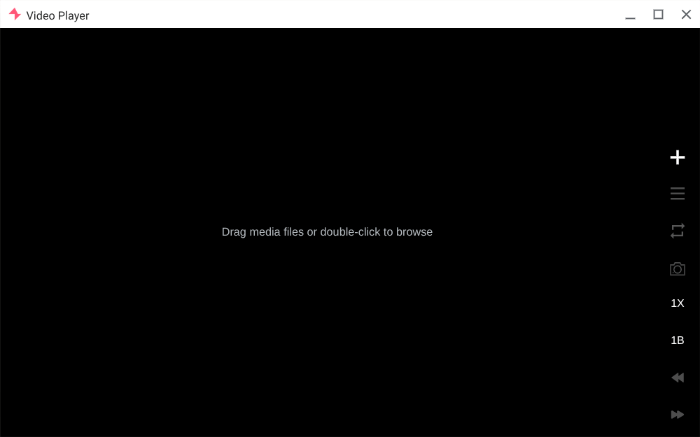 Chromebookでおすすめの動画視聴アプリ「Video Player」 起動画面