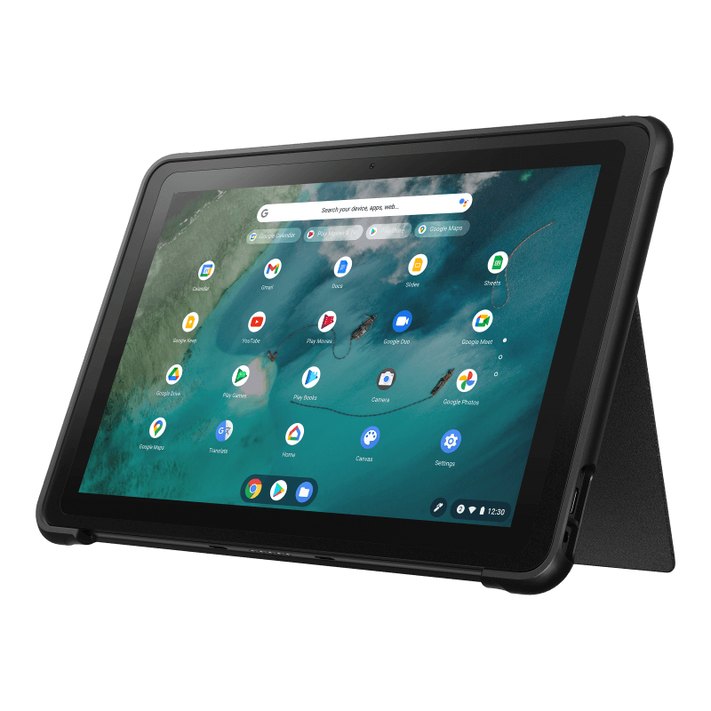 Asus Chromebook Detachable CZ1 Tablet Mode Standing