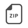 ZIPファイルのアイコン